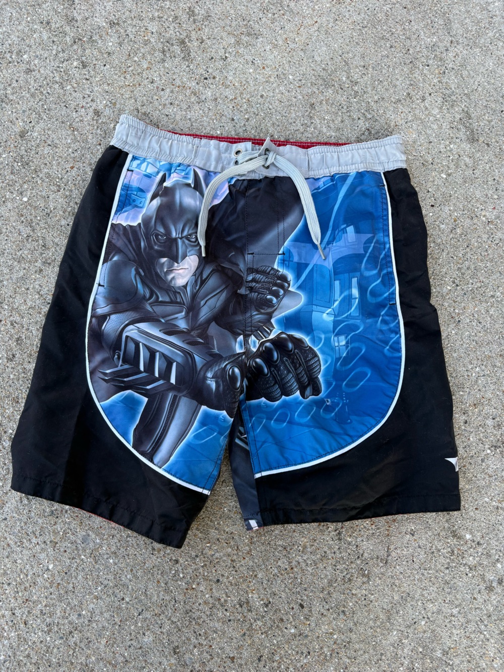 Batman Kids Swim Trunks - Black and Blue